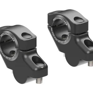 Podwyższenie kierownicy z przesunięciem Suzuki GSX-8T 30 mm wysokości, 21 mm cofnięcia, czarne 42403555 00 01 Bezpieczna płatność