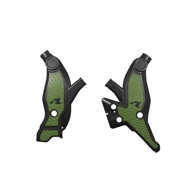 Osłony ramy BI-MATERIAL SUPER GRIP Yamaha T7/Tenere 700, T7 WR/WORLD RAID 700 Czarny/Zielony Khaki RACETECH PRTT7NRVN24 Dodaj do koszyka