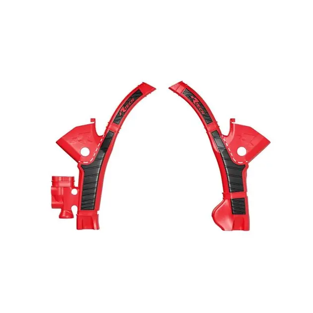 Najlepsza cena Osłony ramy (komplet) Bi-material Super Grip Stark Future VARG SMX1 Czerwony/Czarny Racetech PRTSTKRSNR23