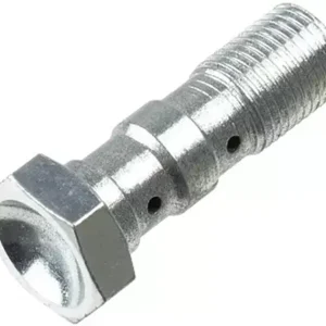 Rabat Śruba hydrauliczna do przewodów hamulcowych M10X1,00 podwójna Brembo Srebrna TRW ZF MCH961C