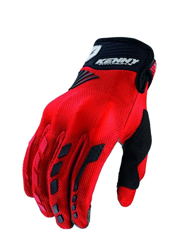 Nie przegap Kenny Racing Rękawice D3O Titanium Red M (9) 261-2601011-0901