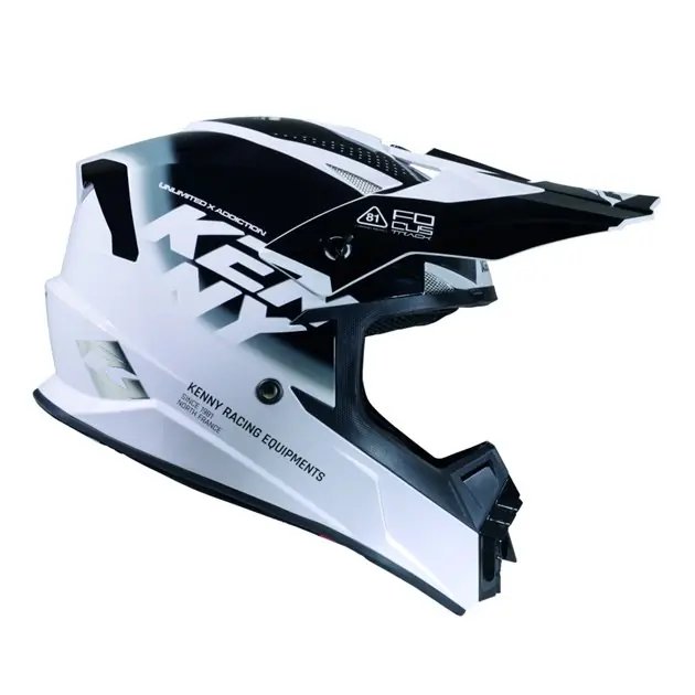 Bestseller Kask Cross/Enduro Track Graphic Focus Black czarny/biały L Kenny Racing 261-0303021-5633