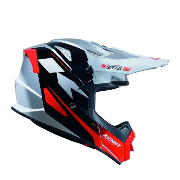 Kask Cross/Enduro Track Graphic Speed Black Red biały/czarny / czerwony XL Kenny Racing 261-0303021-5762 Najlepsza cena