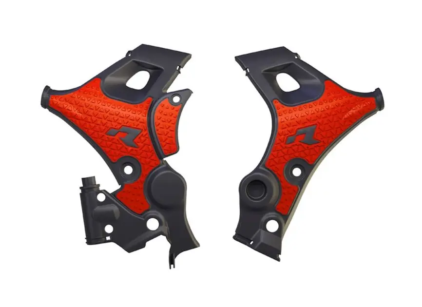 Osłony ramy Revolution Honda XL 750 Transalp czarny/czerwony RACETECH PRTALPNRRS24 Cena promocyjna