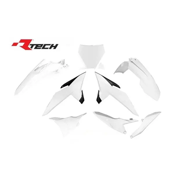 Dodaj do koszyka Komplet plastików KTM SX 85 biały/czarny RACETECH KITKTM-BN0-885