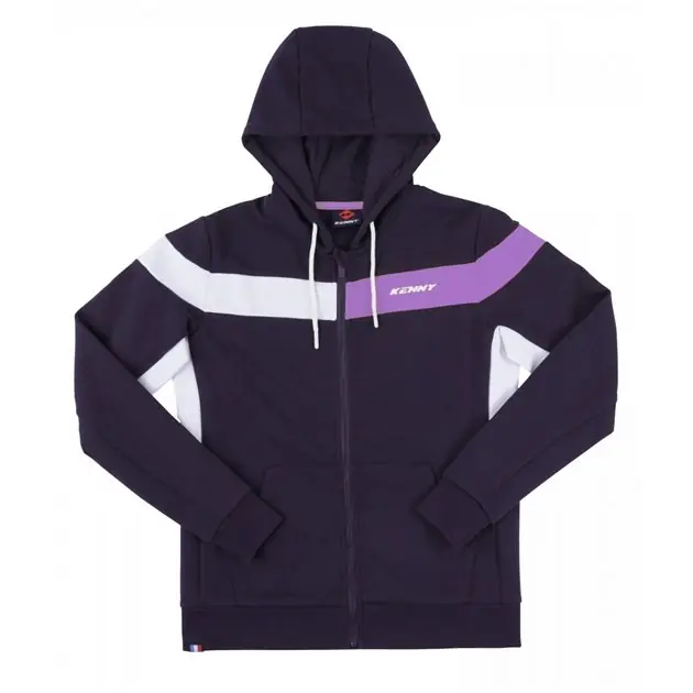 Bluza z kapturem Kenny Racing Racing Woman damska niebieski/fioletowy / biały S 251-4601045-54 Wyprzedaż