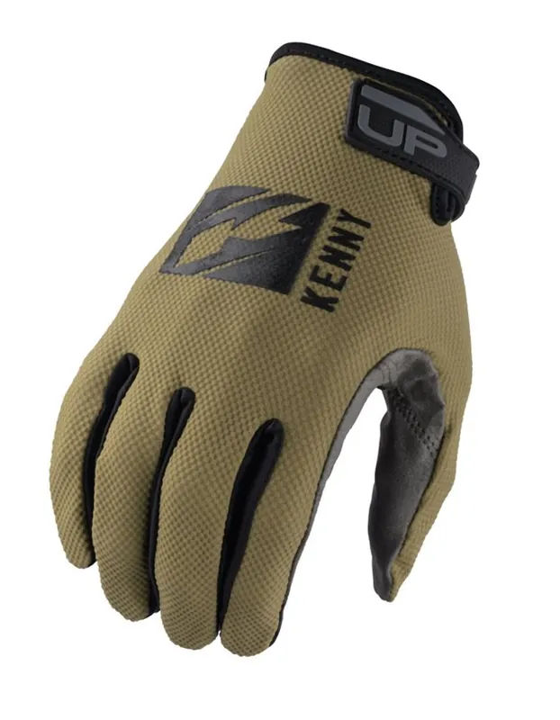 Najlepsza cena Rękawice Cross/Enduro/MTB Up Kaki/Czarny Rozmiar XXS Kenny Racing 241-2508011-0688