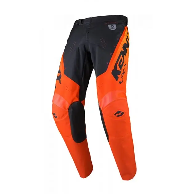 Obniżka ceny Spodnie Cross/Enduro Kenny Racing Track Focus Kid/Junior Neon Grey/Orange ROZMIAR 20 241-6203213-20