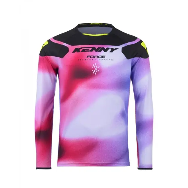 Koszulka Cross Enduro Force Fog Neon Yellow Różowy/Biały/Czarny XXL Kenny Racing 251-3504011-5897 Szybka wysyłka