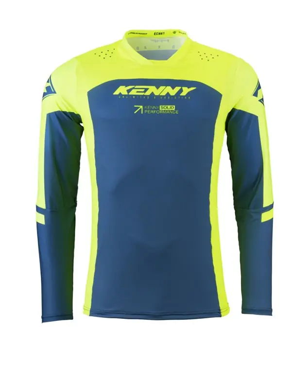 Koszulka cross/enduro Kenny Racing Performance Solid Neon Yellow Niebieski/Żółty fluo S 241-3302011-5497 Kup teraz