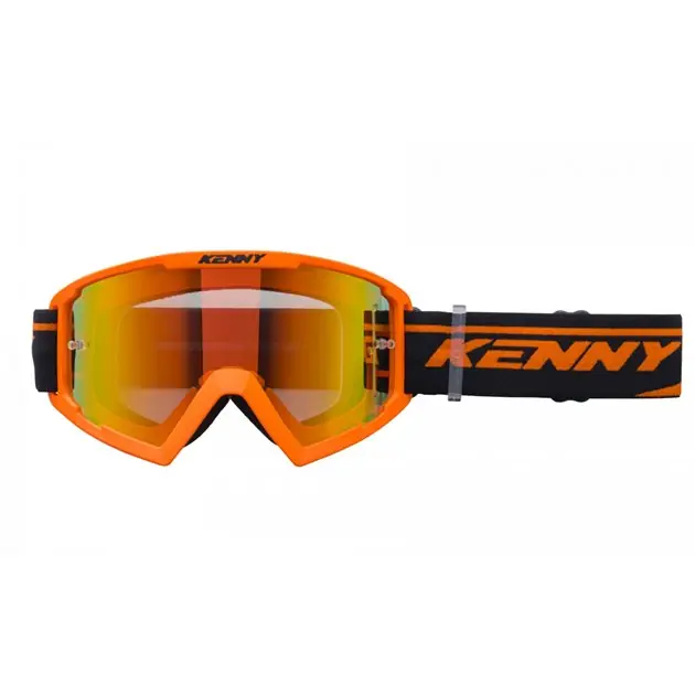 Gogle Track+ Orange Szybka Czerwone Lustro Kenny Racing 251-0803011-06 Nowy