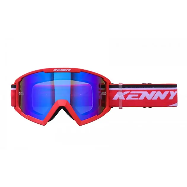 Gogle Track+ Red Szybka Niebieskie Lustro Kenny Racing 251-0803011-01 Ostatnia szansa