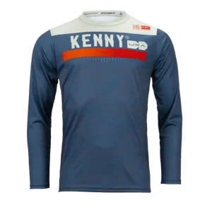 Hit sprzedaży Koszulka rowerowa MTB Elite Camo Blue niebieski/biały M Kenny Racing 232-3004040-5502
