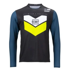 Kenny Racing Koszulka Rowerowa MTB Prolight Lime/Black Czarny/Niebieski / Żółty/Biały S 232-3004042-5475 Bestseller