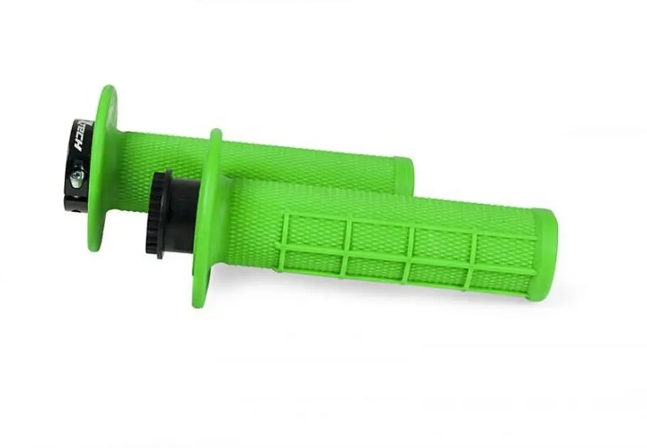 Manetki R20 LOCK-ON (22+25mm) Half Waffle kolor zielony neon + 8 adapterów rolgazu RACETECH MPRVF000021 Nie przegap