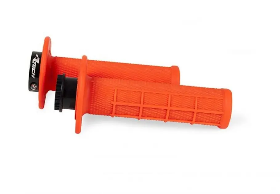 Manetki R20 LOCK-ON (22+25mm) Half Waffle kolor pomarańczowy neon + 8 adapterów rolgazu RACETECH MPRAN000021 Nie przegap