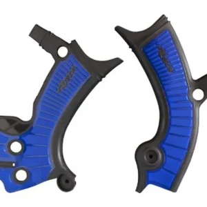 Hit sprzedaży Osłony ramy Bi-Material Super Grip Yamaha YZF 250/450, YZ-FX 250/450, WRF 250/450 czarno-niebieskie RACETECH PRTYZFNRBL1