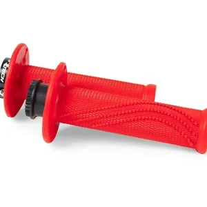 Bezpieczne zakupy Manetki R20 Lock-On 22+25mm czerwony neon + 8 adapterów rolgażu RACETECH MPRRF000020