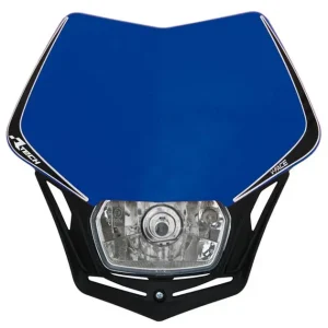 Lampa przednia V-Face Niebieski/Czarny RACETECH MASKBLNR008 Popularny