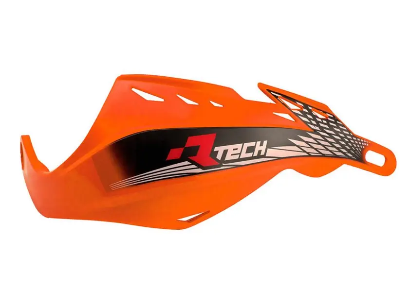 Rabat Osłony rąk HANDBARY Gladiator Easy Pomarańczowy (Z mocowaniami 22,2mm i 28,6mm) RACETECH KITPMGLAR08