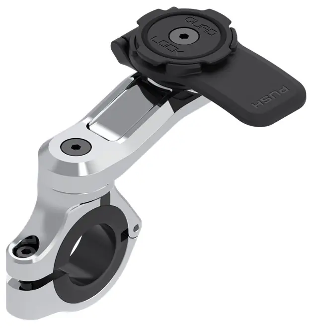 Oferta limitowana Quad Lock PRO chromowany uchwyt / podstawa montowana na kierownicę QLM-HBR-CHR