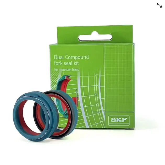 Nie przegap Uszczelniacze przedniego zawieszenia MTB DUAL COMPOUND Fox 40mm, Marzocchi Bomber 58 SKF MTBDUAL-40FN