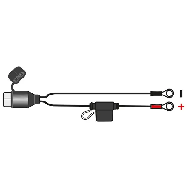 Ostatnie sztuki Przewód z bezpiecznikiem do ładowarek Oximiser/Maximiser i gniazd USB pod akumulator/siedzenie Oxford OF703B