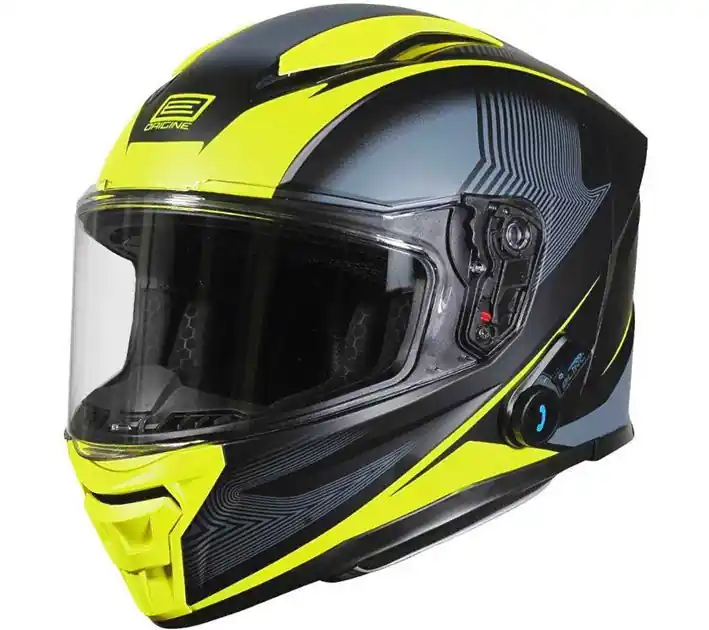 Bezpieczna płatność Kask ORIGINE PISTA ELEMENTARY + BT matt fluo yellow black XL
