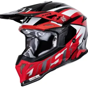 Super okazja Kask JUST1 J39 REVO red white black XL