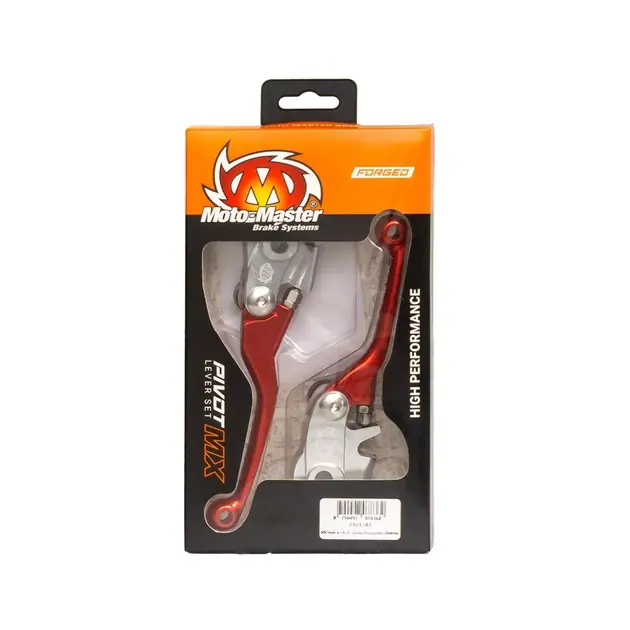 Zestaw dźwigni sprzęgła i hamulca KUTE (NIEŁAMKI) Gas Gas/Husqvarna/STARK VARG (BRAKTEC) Czerwony Moto-Master M101783 Promocja