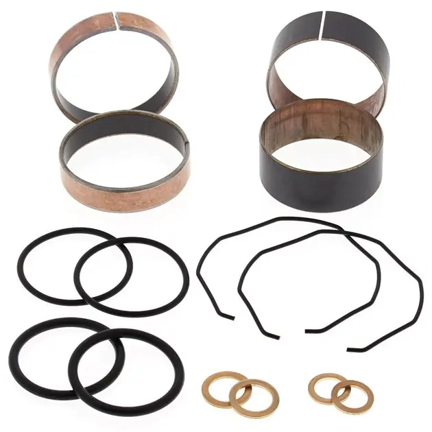 Darmowy zwrot Zestaw tulejek (panewek) zawieszenia przedniego Kawasaki ZX6R, ZX9R, Suzuki SV 1000, GSX 1400 All Balls 38-6087