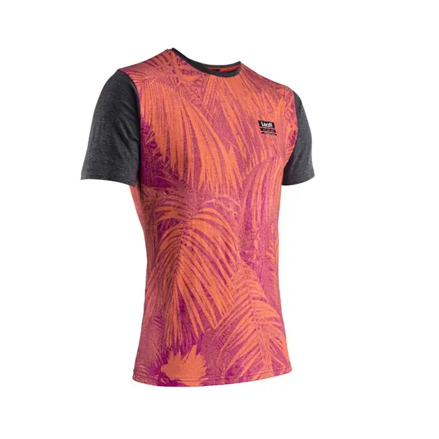 Koszulka Premium T-Shirt Jungle kolor Grafitowy / Pomarańczowy/Różowy rozmiar L (casual) Leatt 5024400412 Zamów dziś