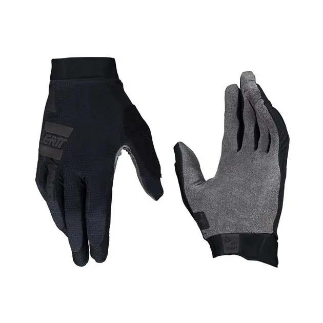 Rękawice rowerowe MTB 1.0 GripR Glove Stealth kolor Czarny rozmiar M Leatt 6024150381 Tani