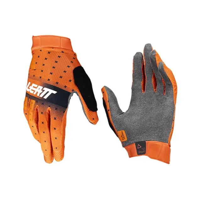 Rękawice rowerowe MTB 1.0 GripR Glove Glow kolor Czerwony rozmiar S Leatt 6024150350 Najlepsza cena