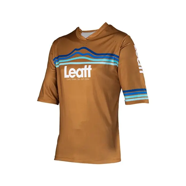 Ograniczona ilość Koszulka rowerowa MTB ENDURO 3.0 Jersey Peanut Rozmiar M LEATT 5024120522