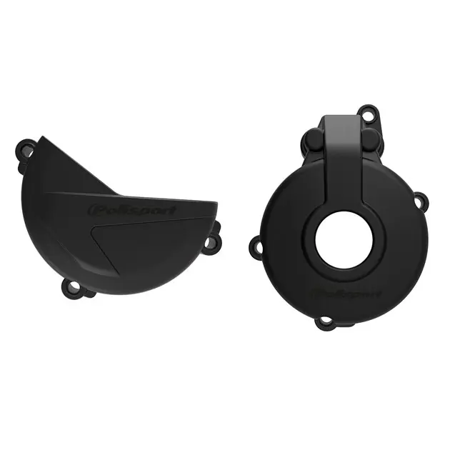 Zestaw osłon pokryw alternatora, sprzęgła i pompy wody Sherco SE-F 250, SE-F 300 czarny Polisport 91006 Okazja