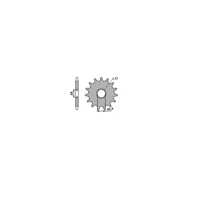 Zniżka Zębatka przednia Suzuki DL/GSF Bandit/SV 650 17 zębów, łańc. 525 Mtx Parts 10-156-17