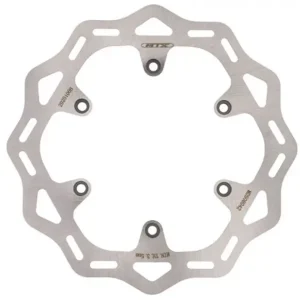Tarcza hamulcowa tył KTM EXC/SX 125/250, EXC 300, EXC-F/SX-F/XC-F 350, EXC 450, 500, Husqvarna FC/FE 250/350/450, TE 125/250/300 WAVE (220x110x4mm) (6x6,5mm) MTX PARTS MDS08042 Ograniczona ilość