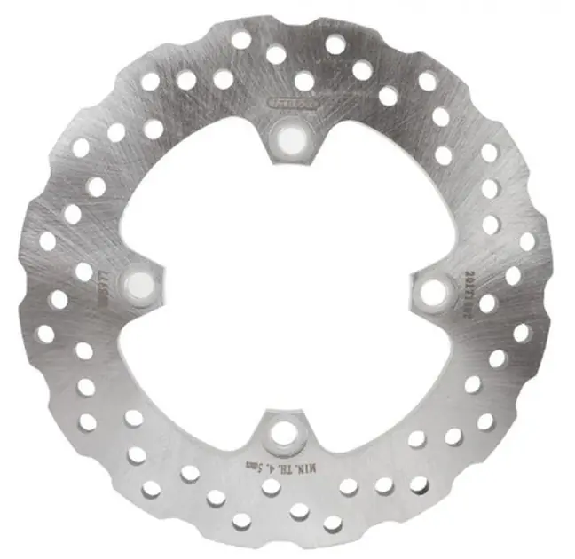 Cena promocyjna Tarcza hamulcowa tył Kawasaki KLE 650 Versys, ER-6F WAVE (220x100x5mm) (4x10,5mm) MTX PARTS MDS03080