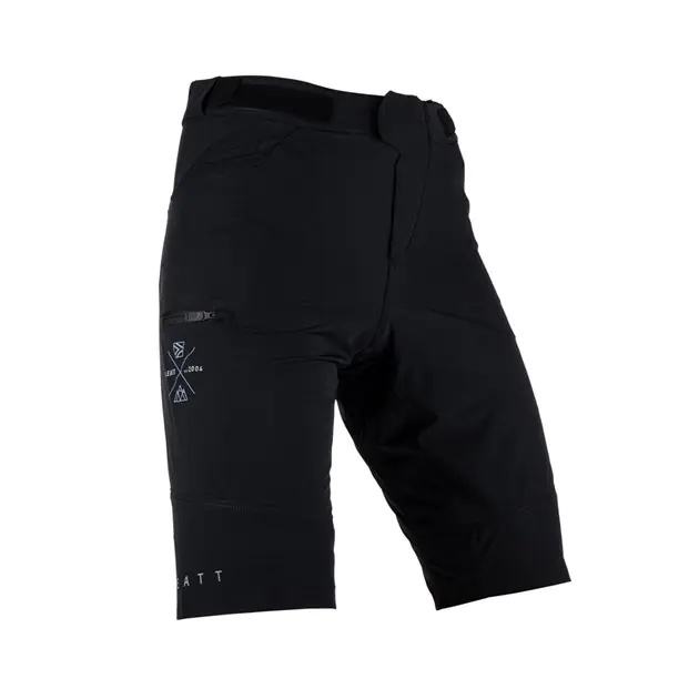 Spodenki rowerowe MTB TRAIL 2.0 Shorts (+ spodenki wewnętrzne z wkładką gratis) BLACK rozmiar S Leatt 5023039151 Sprawdź teraz