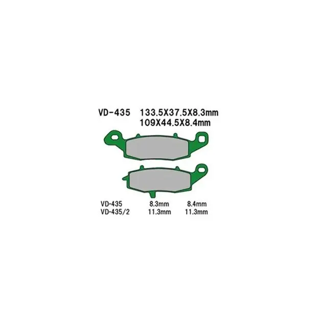Hit cenowy Klocki hamulcowe KH231/KH259 Vesrah VD-435