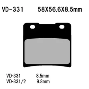 Klocki hamulcowe KH103 Suzuki VS600/750/800/1400 Vesrah VD-331 Bezpieczne zakupy