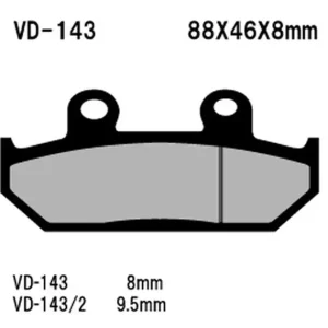 Klocki hamulcowe KH124/2 SPIEK METALICZNY ZŁOTE Vesrah VD-143/2JL Zniżka
