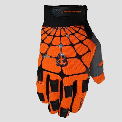 POLEDNIK PROMOCJA RĘKAWICE / RĘKAWICZKI CROSS MODEL WEB MX KOLOR CZARNY/POMARAŃCZOWY FLUO ROZMIAR XXL Tylko do końca tygodnia