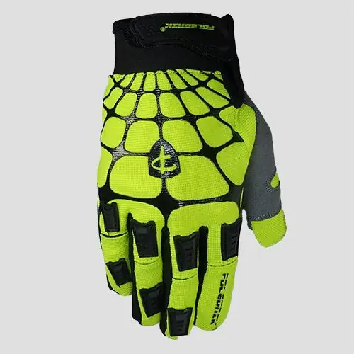 Bestseller POLEDNIK PROMOCJA RĘKAWICE / RĘKAWICZKI CROSS MODEL WEB MX KOLOR CZARNY/ŻÓŁTY FLUO ROZMIAR L