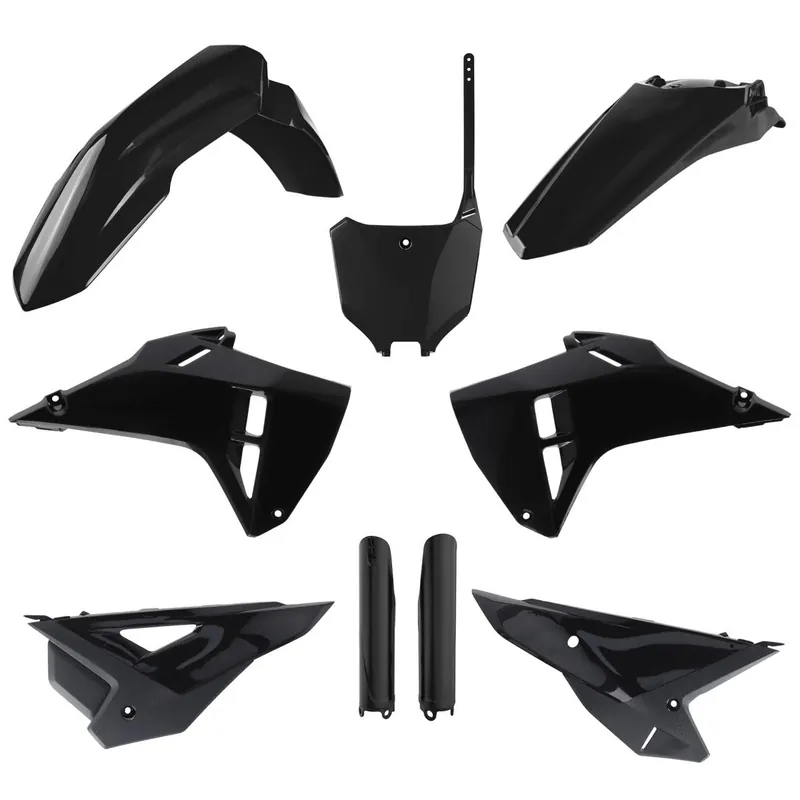 POLISPORT KOMPLET PLASTIKÓW (FULL KIT) HONDA CRF 250R ‘22-‘24; CRF 450R ‘21-‘24 (RESTYLING NA MODEL 2025) W ZESTAWIE TABLICA PRZEDNIA (8670700003) I OSŁONY AMORTYZARORÓW (8351900002) KOLOR CZARNY Promocja
