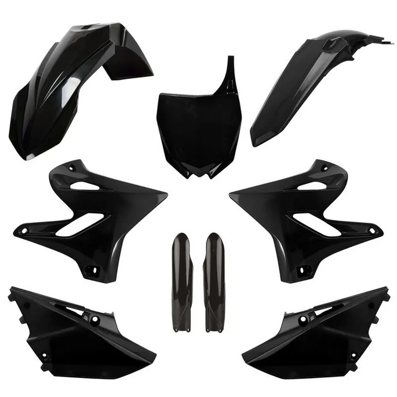 Ostatnia szansa POLISPORT KOMPLET PLASTIKÓW (FULL KIT) YAMAHA YZ 125/250 ‘15-‘21 W ZESTAWIE TABLICA PRZEDNIA (8678400002) I OSŁONY AMORTYZARORÓW (8352000002) KOLOR CZARNY