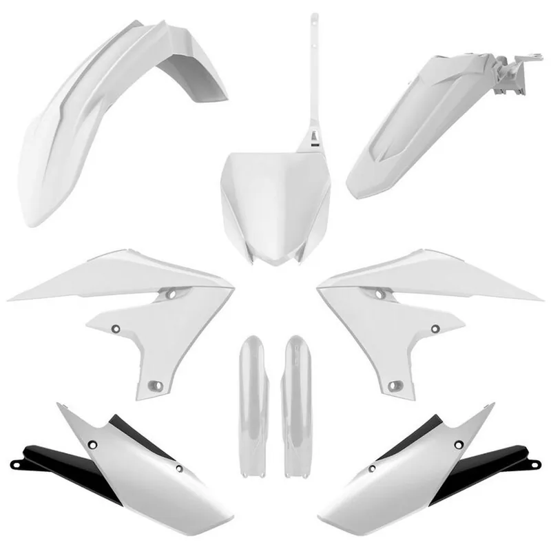 Łatwy zwrot POLISPORT KOMPLET PLASTIKÓW (FULL KIT) YAMAHA YZF 250 ‘19-‘23; YZF 450 ‘18-‘22 W ZESTAWIE TABLICA PRZEDNIA (8666000008) I OSŁONY AMORTYZARORÓW (8352000001) KOLOR BIAŁY