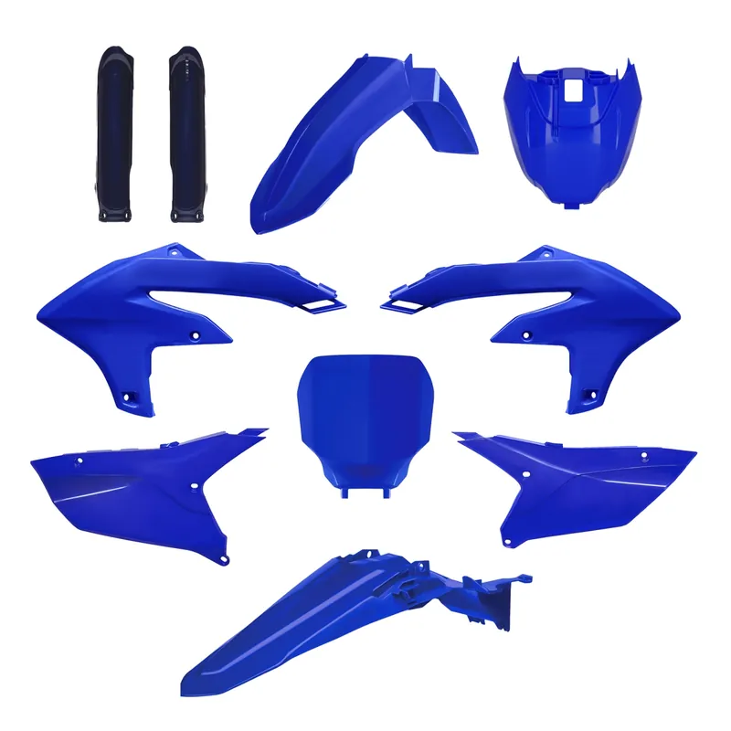 Dostępne od ręki POLISPORT KOMPLET PLASTIKÓW (FULL KIT) YAMAHA YZ 250F ‘24-‘26; YZ 450F ‘23-‘25 W ZESTAWIE TABLICA PRZEDNIA (8680900001) I OSŁONY AMORTYZATORÓW (8352300005) KOLOR NIEBIESKI