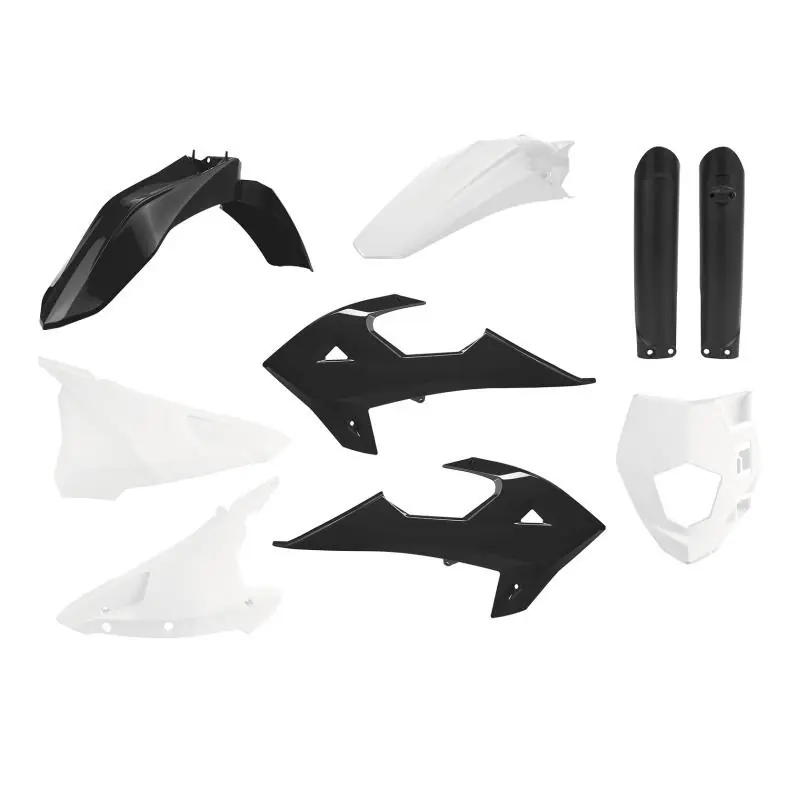 POLISPORT KOMPLET PLASTIKÓW (FULL KIT) GAS GAS EC 250/300 ‘18-‘20; RIEJU MR 250/300 ‘21-‘22 W ZESTAWIE OSŁONA LAMPY (8669800001) I OSŁONA AMORTYZATOTÓW (8398600003) KOLOR CZARNO BIAŁY Bezpieczna płatność